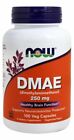 Now Foods DMAE 250 mg, 100 Vegetarian Capsules