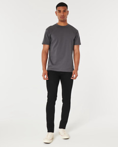 Hollister Black No Fade Skinny Jeans (Mens, 29Wx30L)