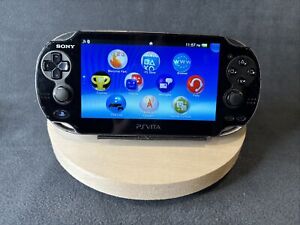 New ListingSony PlayStation PS Vita Console PCH-1101 - Black - Tested - Includes Charger