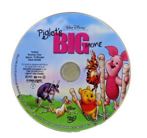 New ListingPiglets Big Movie (DVD, 2003) Disc Only Free Shipping - Resurfaced - Tested