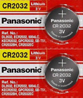 2 x SUPER FRESH Panasonic CR2032 CR-2032 Lithium Battery 3V Coin Cell Exp. 2030