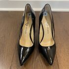 New Katy Perry The Suzzie Patent Leather Chain Pump Heels Black US Size 9