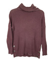 Artisan NY Women's Pullover Long Sleeve Turtleneck Sweater Medium Purple