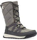Sorel Women's Quarry Dark Grey Gray Whitney II Lace Tall Winter Boots Size 7.5