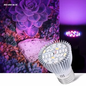 E27 28 LED Grow Light Lamp Veg Flower Indoor Hydroponic Plant Full Spectrum US