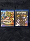 Animated Blu ray Lot Of 2 Mass Effect & MARVEL Ultimate Avengers Collection Set!