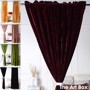 Luxurious Velvet Window Curtains Blackout Panels Heavy Velvet Drapes Home Decor