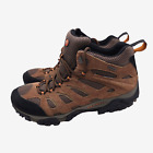 Merrell Mens J88623 Moab Mid Waterproof Hiking Boots Shoes Earth Brown Size 11.5