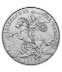New 1 Troy oz Alexander the Great Design .999 Fine Silver Round