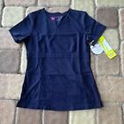 Urbane Ultimate Scrub Top, XSmall, Navy, New with Tags