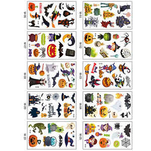 New Listing10pcs/set Tattoo Delicate Diy Creative Halloween Style Tattoo Sticker 4 Types