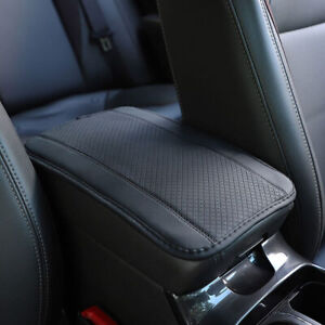 All Black Parts Leather Armrest Cushion Cover Center Console Box Mat Protector (For: 2022 Kia Rio S Sedan 4-Door 1.6L)