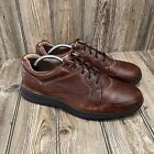 ROCKPORT Men's Pro-Walker Vibram Tread Oxfords Shoes Brown Leather Size 11W