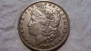 New Listing1878 7 Tailfeathers Morgan Silver $ XF