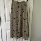 90s 2000s preppy floral maxi skirt for spring and summer women’s size 12