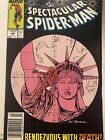 Spectacular Spider-Man #140 • Statue Of Liberty Cover! (Marvel 1988) Punisher