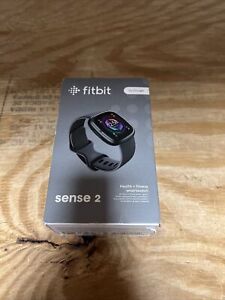 New ListingFitbit Sense 2 Health and Fitness Smartwatch, One Size - Grey/Graphite Open Box