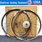 700C Road Bike Wheels QR Front Rear Clincher Rim Brake 8/9/10/11 Speed Cassette