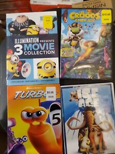 Lot of Over 40 kids movies on dvd Some Blu-ray And Some New.