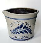 Hand made pottery Crock Fort Vallonia Days Indiana 2001