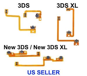 Replace Left Right L/R Shoulder Trigger Button Flex Cables Nintendo New/3DS/XL