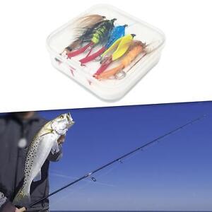 5x Artificial Lures Freshwater Fly Fishing Lures for Crappie Sunfish
