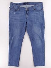 Rock & Republic EMO Boyfriend Jeans Womens Size 14 Distressed Stretch Denim