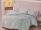 Intelligent Design Khloe Metallic Printed Comforter Set 3 Pcs Aqua