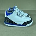 Nike Air Jordan 3 III Retro Racer Size 7C Blue White 832033-145 Toddler Shoes
