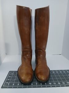 VINTAGE Handmade Men's Leather Equestrian Riding Boots 12