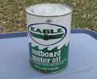 SCARCE EAGLE ARMY NAVY STORE BRAND OUTBOARD MOTOR OIL QT CAN