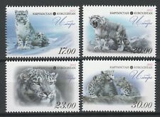 Kyrgyzstan 2012 Fauna Animals Snow leopard 4 MNH stamps