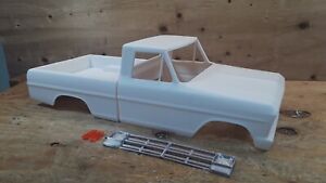3D Printed RC CAR 1967 Ford F100 Truck Cab & Bed 313mm WB 1/10 Body PLA Plastic