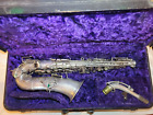 Buescher True Tone Low-Pitch Alto Saxophone (Silver) 1922-1923