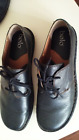 Black Pebble Italian Leather Ladies Shoes BOLO Brand US Size 11 Lace-Up Style