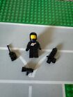 Lego Full Gold Black Spaceman Minifigure Classic Space Vintage w/tools good shap