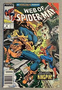 Web of Spider-Man #48 1st App Hobgoblin as Demogoblin Inferno Newsstand VF