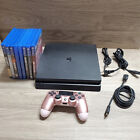 New ListingSony PlayStation 4 Slim 500GB Black + Games + Pink Controller