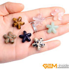 Natural Assorted Gemstones 20mm Starfish Loose Beads For Jewelry Making  2 Pcs