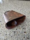 Vintage Cow Bell - Hand Forged Steel Bell, Solid Iron Clapper