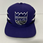 Sacramento Kings Mitchell & Ness Diamond Cut Logo SnapBack Wool Hat Cap RTF