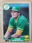 1987 TOPPS TIFFANY COLLECTORS SET #620 - JOSE CANSECO - ALL-STAR ROOKIE CUP