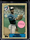 1987 Topps Tiffany Fred Mcgriff Rookie RC #74T Blue Jays (A)