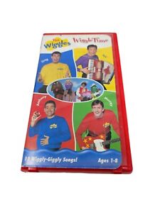 Wiggles, The: Wiggle Time (VHS, 1999) 16 Songs Children Video Red Clamshell Case