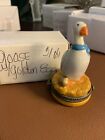 PHB Goose Who Lays The Golden Eggs  Trinket Box MINT in Original Box