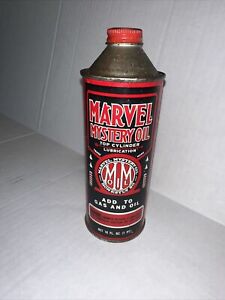 Marvel Mystery Oil Cone Top Can 16 Oz Vintage,  No Barcode , Nice Original Tin