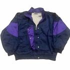 Vintage 90s Reebok Windbreaker Jacket Full Zip Color Block Retro Athletic Medium