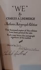 SIGNED Charles A Lindbergh We The Famous Fliers Own Story of his Limited & 1st