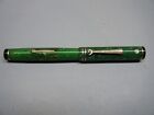 Wahl Eversharp Fountain Pen Emerald Green 14 K Gold Seal Flexible Nib Named
