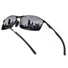 Rectangular Polarized Sunglasses Men Lightweight Outdoor Casual Glasses UV400